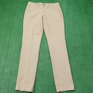 GAP Pants Mens 32x34 Khaki Essential Khaki Slim Stretch Chino Casual
